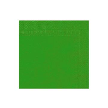 Serviettes vert thé épaisses en papier.v.sèche AVA 40 x 40 cm
