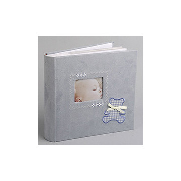 Album de naissance bleu pour 200 photos 10 x 15 cm