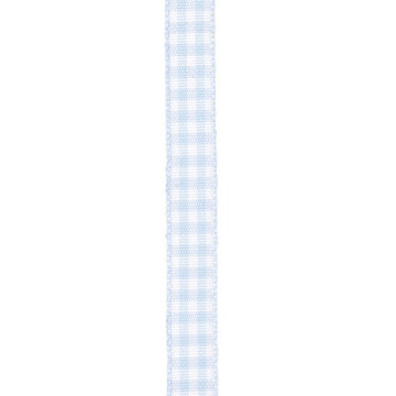 Ruban tissu vichy ciel adhésif 1 cm x 2 m