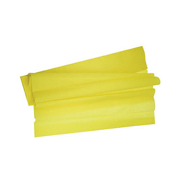 Papier crépon jaune 50 cm x 2 m
