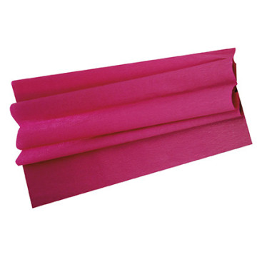 Papier crépon fuschia 50 cm x 2 m