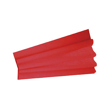Papier crépon rouge 50 cm x 2 m