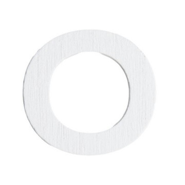 Lettre O en bois blanc 5 cm