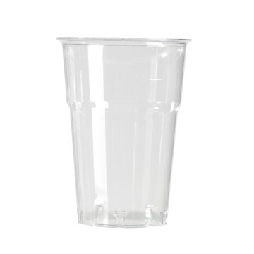 Lot de 50 verres jetables en plastique transparent 57 cl