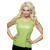 Top sequins vert lime Taille M