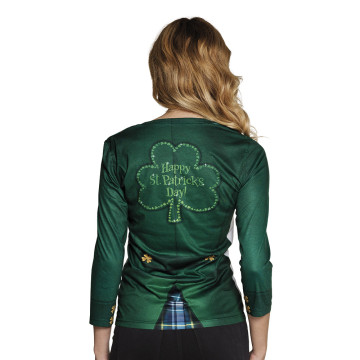 Chemise photoréaliste St Patrick femme