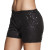 Mini short  sequins noir taille M