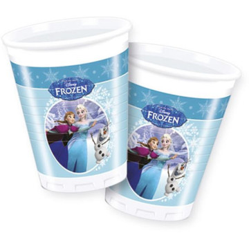 Lot de 8 gobelets Reine des Neiges 20 cl