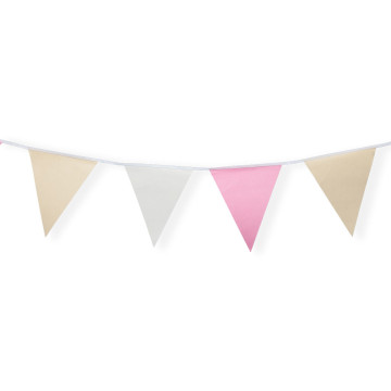 Guirlande 15 fanions Fraise 3 m