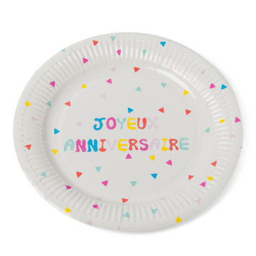 Lot De 8 Assiettes Jetables Le Gruffalo - 23 Cm - Pour Anniversaire Enfant, Fête à Thème - Multicolore - 11