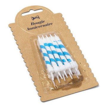 Lot de 10 Bougies Sorbet Ice 6 cm
