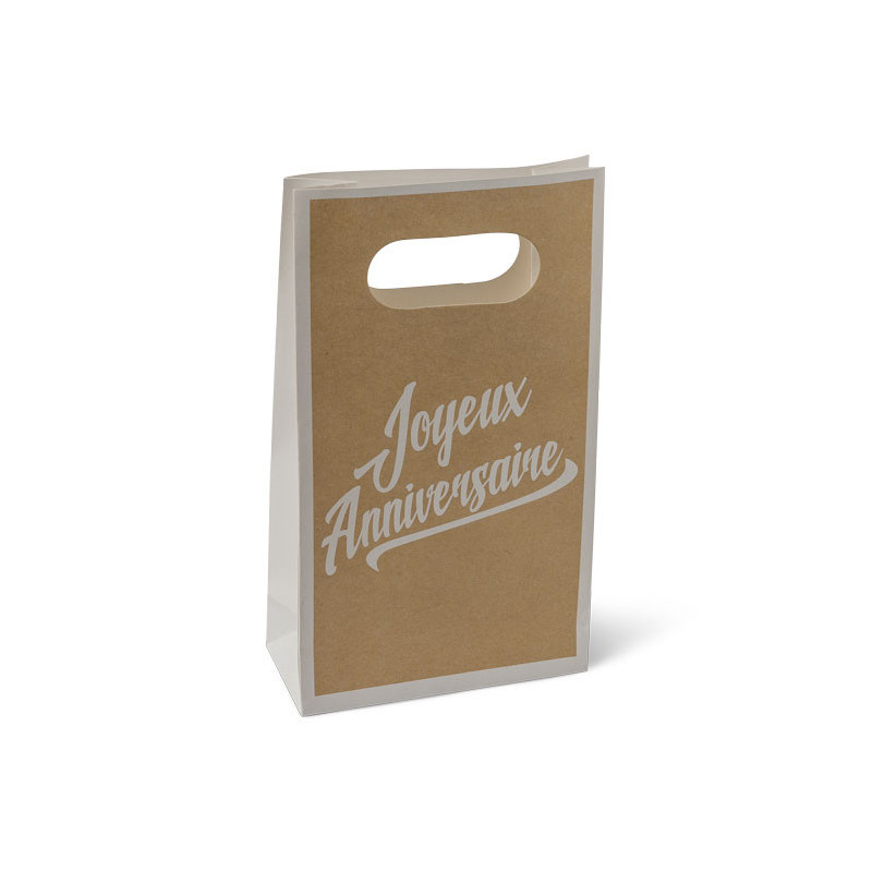 Lot De 6 Pochettes Cadeaux Joyeux Anniversaire Tutti Frutti En Carton