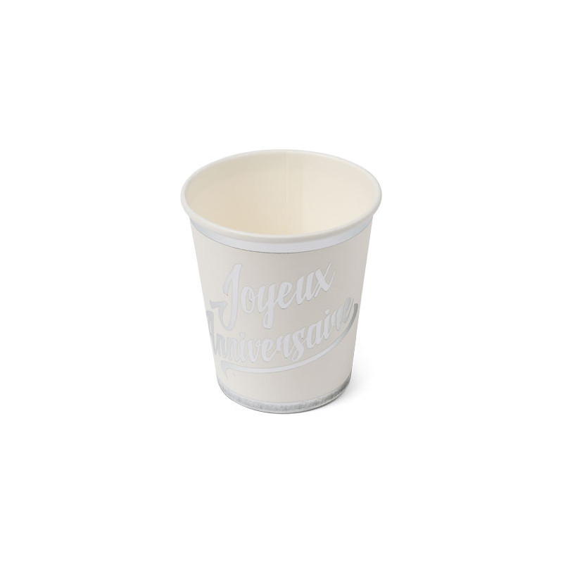 Gobelets Jetables En Carton VELCUP - Lot De 400, 200 Ml, Résistants à La Chaleur, Blancs - 2