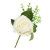 Boutonnière rose blanche 16 cm