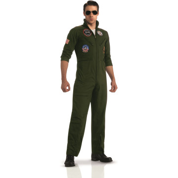 Déguisement luxe aviateur Top Gun avec lunettes adulte