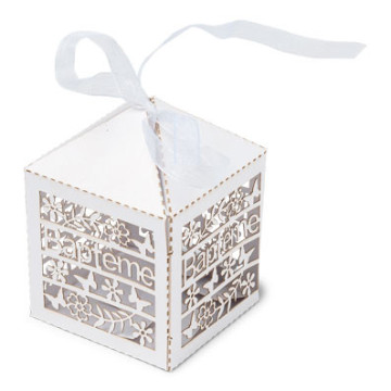 Lot de 20 contenants Baptême 5 x 7,5 cm
