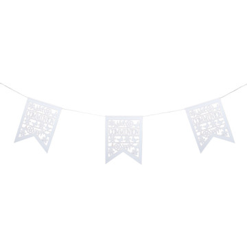 Guirlande fanions Communion 15 x 30 cm L 3 m