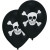 Lot de 8 ballons Pirate Party en latex 23 cm