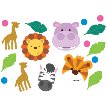 Sachet de Confettis de table Jungle 14 gr