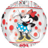 Ballon Minnie Clear Orbz 38 x 40 cm