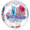 Ballon Shimmer & Shine Clear Orbz 38 x 40 cm