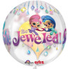 Ballon Shimmer & Shine Clear Orbz 38 x 40 cm