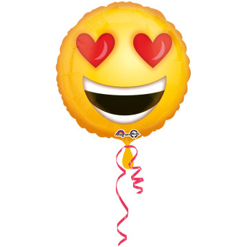 Ballon Amoureux Emoticon 43 cm