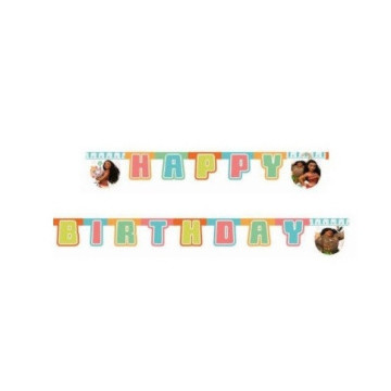 Guirlande Happy Birthday Vaiana