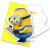 Lot de 6 carte invitation Lovely Minions avec enveloppes