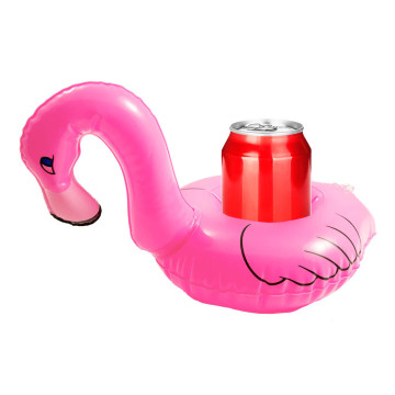 Flamant rose flottant boisson gonflable