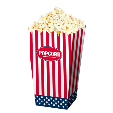 Lot de 4 Cornets pour Popcorn USA Party