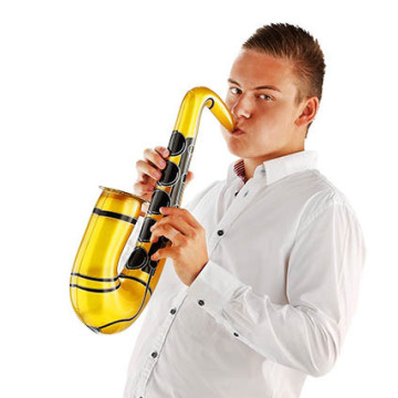 Saxophone gonflable or