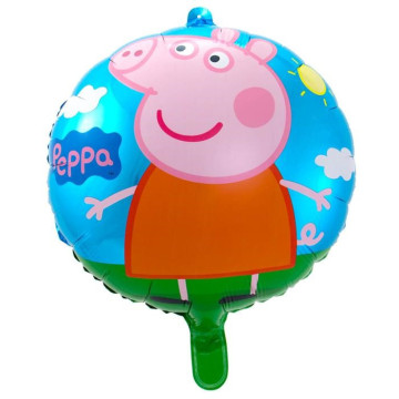 Ballon Peppa Pig en mylard 43 cm