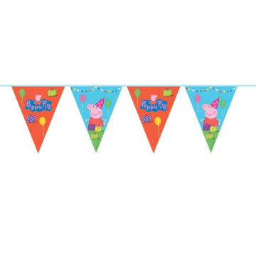 Guirlande fanions Peppa Pig 10m