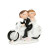 Figurine mariés moto