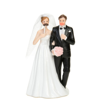 Figurine mariés photobooth