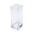 Vase carré en verre 8 x 8 x 23 cm Vase carré en verre 8 x 8 x 23 cm