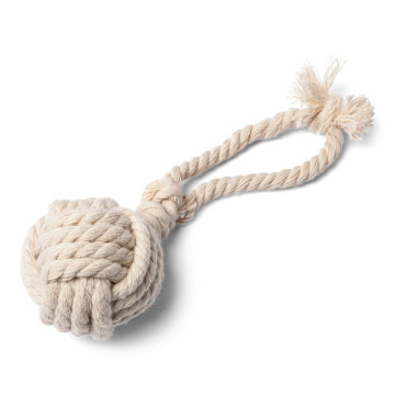 Boule corde ivoire 5 cm