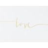 Livre d'or ivoire Love or 24 x 18,5 cm