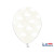 Lot de 6 ballons Cristal imprimé nuage latex 30 cm