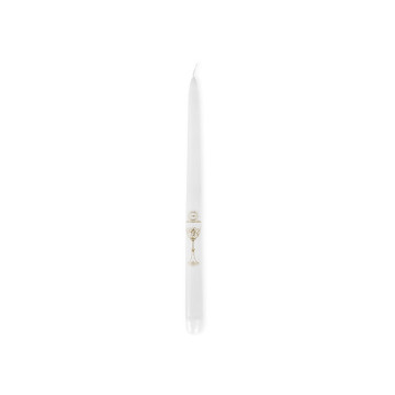 Lot de 4 Bougies Flambeau communion imprimée