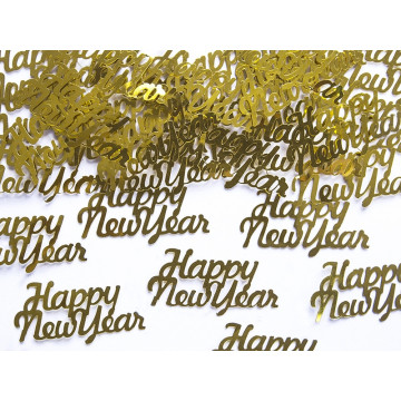 Sachet de Confettis de table Happy New Year 4 x 2 cm 3 gr