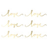 Lot de 6 déco Love or 20 cm