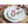 Lot de 6 déco Love or 20 cm