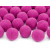 Lot de 20 boules pompon fuschia 2 cm Lot de 20 boules pompon fuschia 2 cm