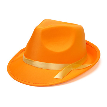 Chapeau orange fluo