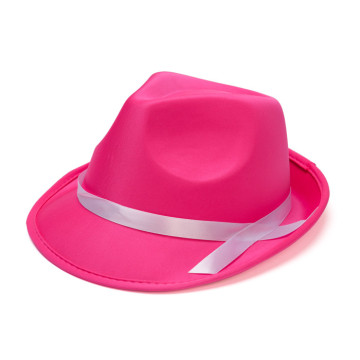 Chapeau fuschia fluo