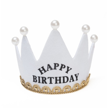 Couronne Happy birthday led blanche