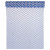 Chemin de table chevron organza bleu/argent 28cm  x 5 m