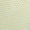 Chemin de table chevron organza vert et or 28cm  x 5 m
